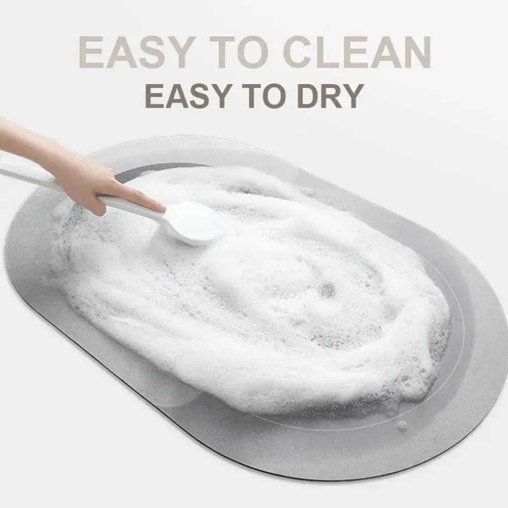 TAPPETO TAPPETINO BAGNO SUPER ASSORBENTE AD ASCIUGATURA RAPIDA ANTISCIVOLO 50X80