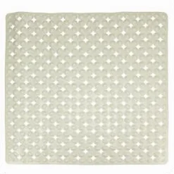 TAPPETO TAPPETINO BEIGE ANTISCIVOLO PER VASCA DA BAGNO DOCCIA 52 X 52 CM 79759
