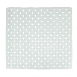 TAPPETO TAPPETINO BIANCO ANTISCIVOLO PER VASCA DA BAGNO DOCCIA 52 X 52 CM 79756