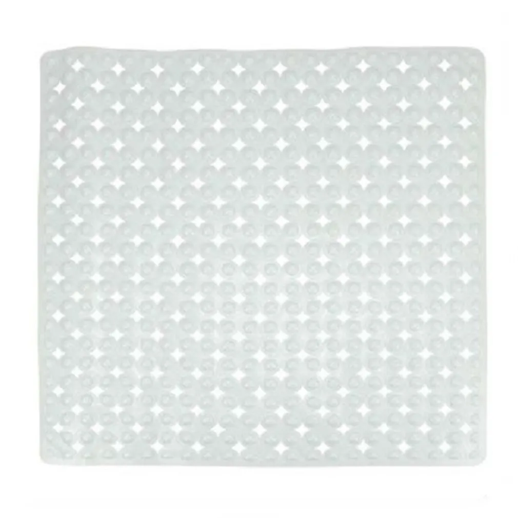 TAPPETO TAPPETINO BIANCO ANTISCIVOLO PER VASCA DA BAGNO DOCCIA 52 X 52 CM 79756