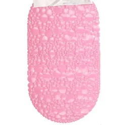 TAPPETO TAPPETINO DOCCIA VASCA ANTISCIVOLO PER BAGNO ARREDO ROSA 38X68 CM 54046