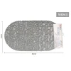 TAPPETO TAPPETINO DOCCIA VASCA ANTISCIVOLO PER BAGNO ARREDO GRIGIO 38X68CM 54043