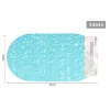 TAPPETO TAPPETINO DOCCIA VASCA ANTISCIVOLO BAGNO ARREDO AZZURRO 38 X 68 CM 54045