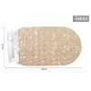 TAPPETO TAPPETINO DOCCIA VASCA ANTISCIVOLO PER BAGNO ARREDO BEIGE 38X68CM 54042
