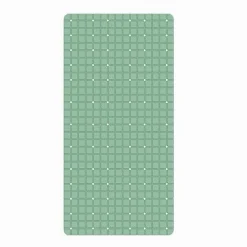 TAPPETO TAPPETINO IN PVC ANTISCIVOLO VASCA DA BAGNO DOCCIA 68X36 CM 79752 VERDE