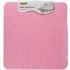 TAPPETO TAPPETINO IN PVC ROSA ANTISCIVOLO VASCA DA BAGNO DOCCIA 51 X 52 CM 59637