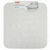 TAPPETO TAPPETINO IN PVC ANTISCIVOLO PER VASCA BAGNO DOCCIA 50X50CM 79726 BIANCO