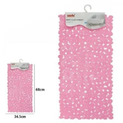 TAPPETO TAPPETINO IN PVC ANTISCIVOLO PER VASCA DA BAGNO DOCCIA 68 X 34.5CM 59626