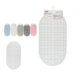 TAPPETO TAPPETINO IN PVC ANTISCIVOLO PER VASCA DA BAGNO DOCCIA 67 X 37 CM 59323