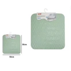 TAPPETO TAPPETINO IN PVC ANTISCIVOLO PER VASCA BAGNO DOCCIA 50X50CM 79728 VERDE