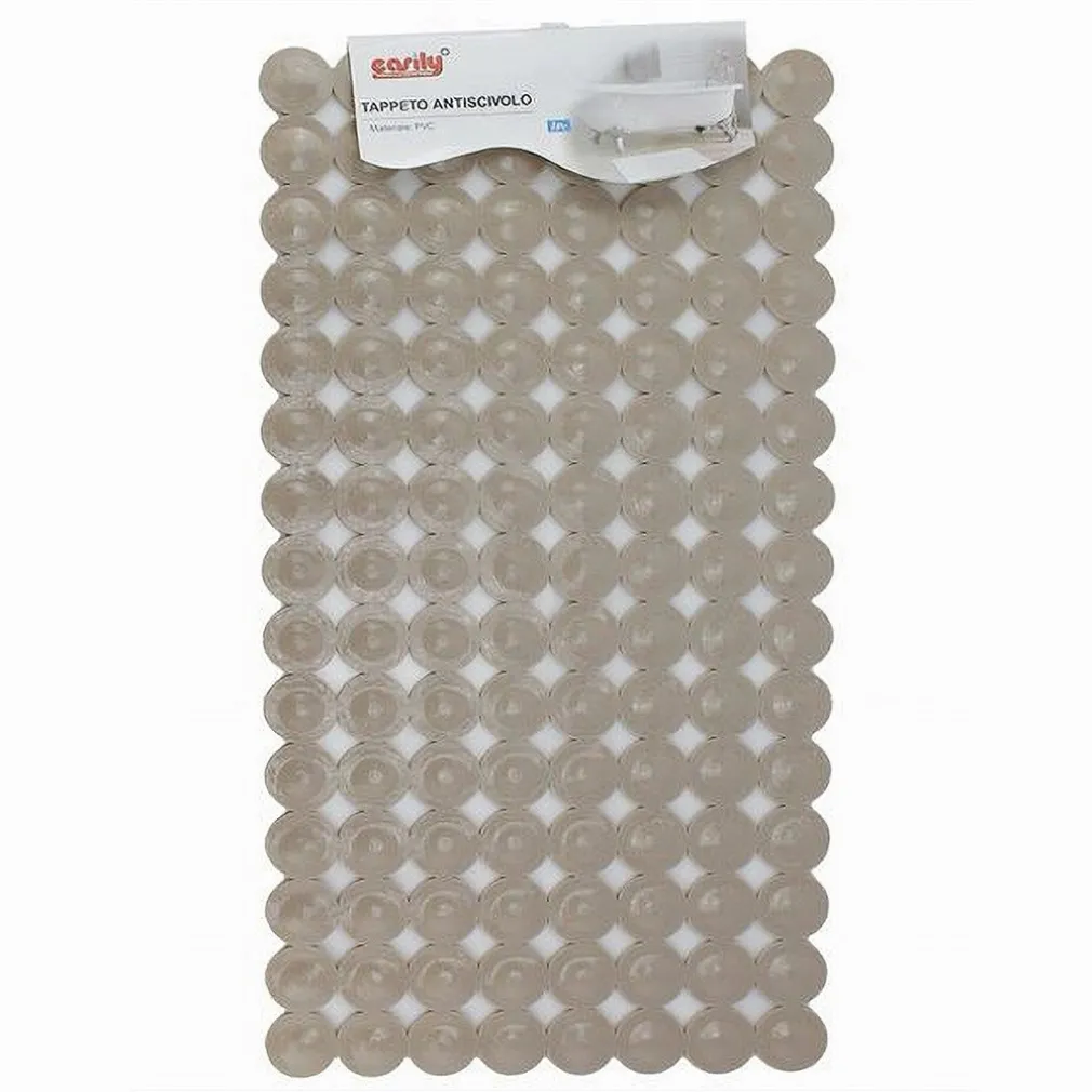TAPPETO TAPPETINO IN PVC ANTISCIVOLO PER VASCA DA BAGNO DOCCIA 67.5 X 36CM 59611