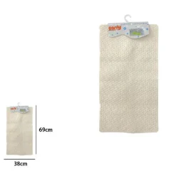 TAPPETO TAPPETINO IN PVC ANTISCIVOLO PER VASCA DA BAGNO DOCCIA 69 X 38 CM 59314