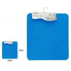 TAPPETO TAPPETINO IN PVC ANTISCIVOLO PER VASCA DA BAGNO DOCCIA 51 X 52 CM 59636