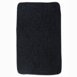 TAPPETO TAPPETINO IN TESSUTO PER BAGNO CASA ARREDO ACCESSORIO COLORE NERO 69782