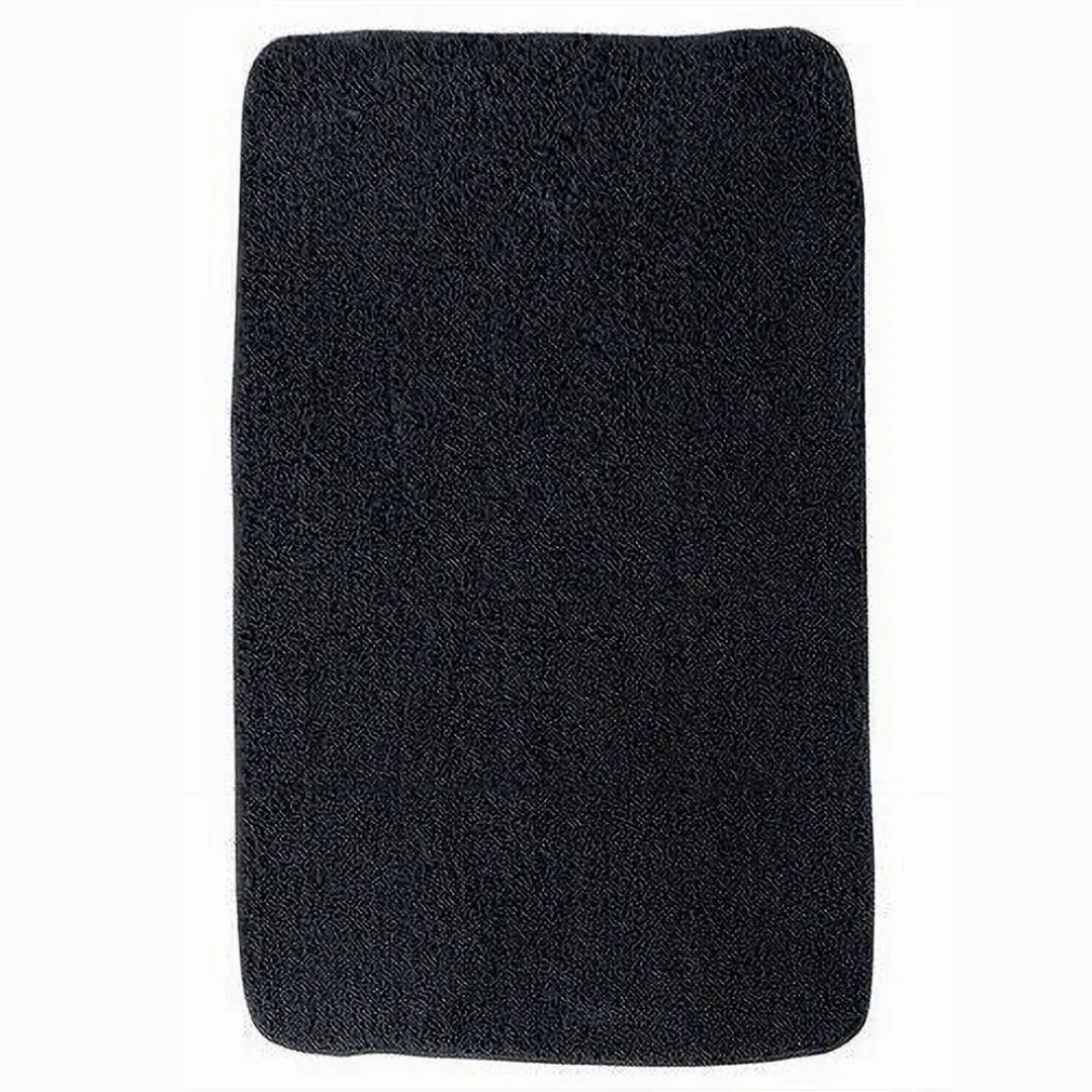 TAPPETO TAPPETINO IN TESSUTO PER BAGNO CASA ARREDO ACCESSORIO COLORE NERO 69782