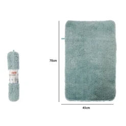TAPPETO TAPPETINO IN TESSUTO MORBIDO PER ARREDO BAGNO 45 X 70 CM 79925