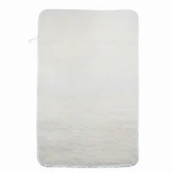 TAPPETO TAPPETINO IN TESSUTO MORBIDO PER ARREDO BAGNO 45 X 70 CM BIANCO 79921