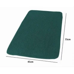 TAPPETO TAPPETINO IN TESSUTO PER ARREDO BAGNO CASA 45 X 75 CM COLORE VERDE 69990