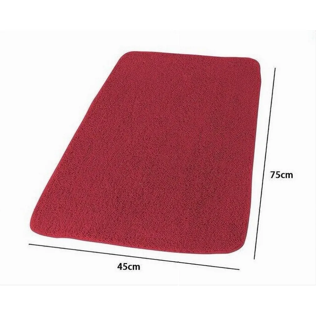 TAPPETO TAPPETINO IN TESSUTO PER BAGNO CASA ARREDO 45 X 75 CM COLORE ROSSO 69947
