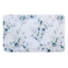 TAPPETO TAPPETINO PER ARREDO DA BAGNO 45 X 75 CM CON FANTASIA FIORI FOGLIE 87060