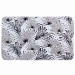 TAPPETO TAPPETINO PER ARREDO BAGNO 45 X 75CM FANTASIA CON STAMPA TROPICALE 87074