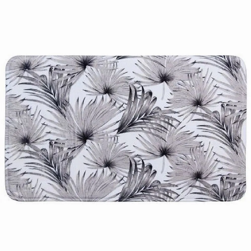 TAPPETO TAPPETINO PER ARREDO BAGNO 45 X 75CM FANTASIA CON STAMPA TROPICALE 87074