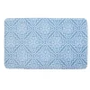TAPPETO TAPPETINO PER ARREDO DA BAGNO 45 X 75 CM AZZURRO CON MAIOLICHE 87032