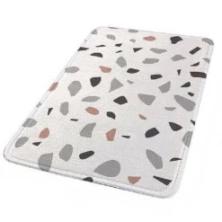 TAPPETO TAPPETINO PER BAGNO ARREDO CASA CON FANTASIA GEOMETRICA 40 X 60 CM 69832