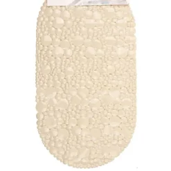 TAPPETO TAPPETINO PER DOCCIA VASCA ANTISCIVOLO BAGNO BEIGE CHIARO 38X68CM 54047