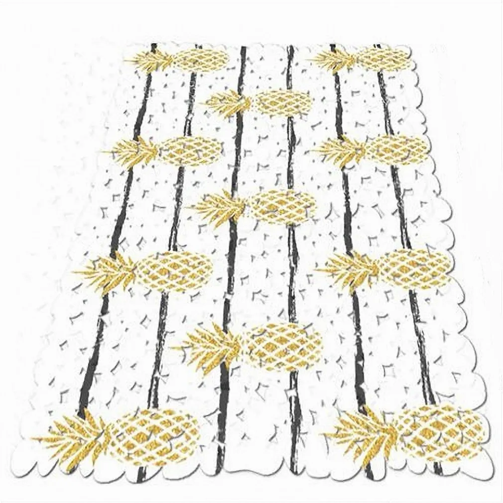 TAPPETO TAPPETINO PER VASCA BAGNO DOCCIA 28 X 69 CM ANTISCIVOLO CON ANANAS 69921