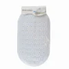 TAPPETO TAPPETINO PVC ANTISCIVOLO OVALE VASCA BAGNO DOCCIA BIANCO 68X37 CM 87228