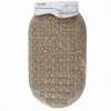 TAPPETO TAPPETINO PVC ANTISCIVOLO OVALE VASCA BAGNO DOCCIA BEIGE 68 X 37CM 87229