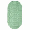 TAPPETO TAPPETINO PVC OVALE ANTISCIVOLO VASCA DA BAGNO DOCCIA 69X36CM 79746 VERDE