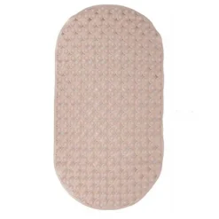 TAPPETO TAPPETINO PVC OVALE ANTISCIVOLO VASCA DA BAGNO DOCCIA 69X36CM 79745 ROSA