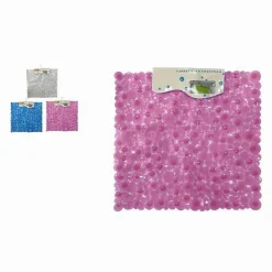 TAPPETO TAPPETINO QUADRATO ANTISCIVOLO PER VASCA DA BAGNO DOCCIA 50 X 50CM 59322