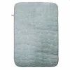 TAPPETO TAPPETINO TESSUTO EFFETTO SASSI PER ARREDO BAGNO 45 X 70CM 79931 AZZURRO