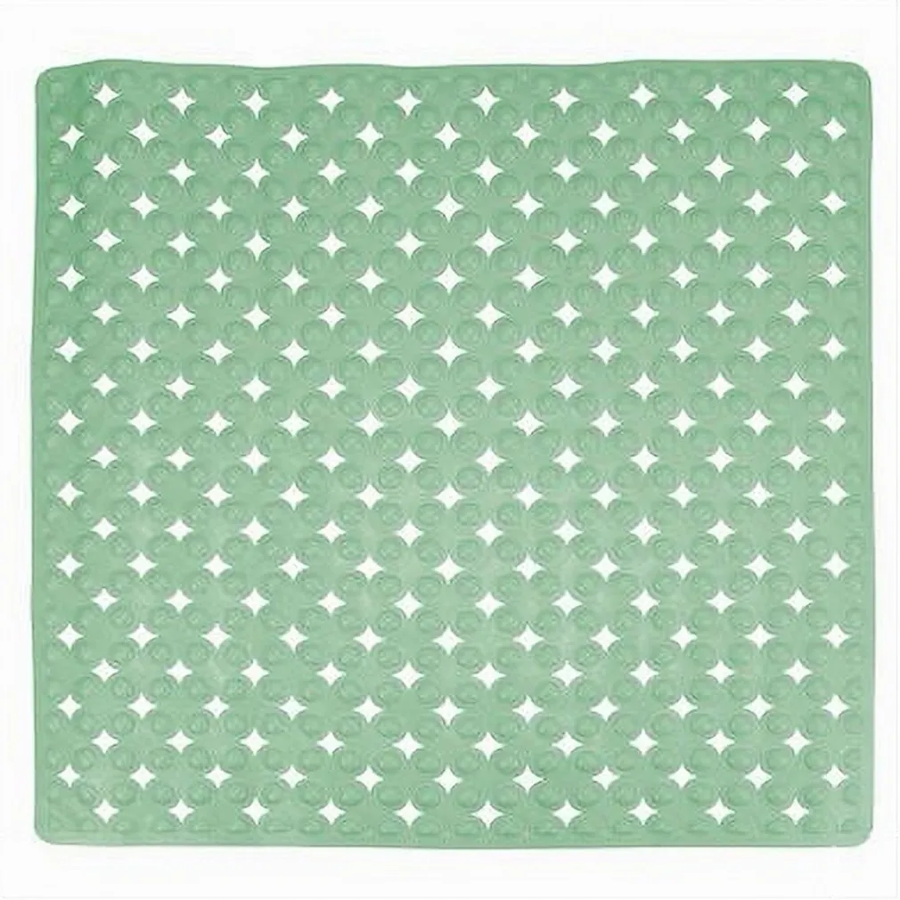TAPPETO TAPPETINO VERDE ANTISCIVOLO PER VASCA DA BAGNO DOCCIA 52 X 52 CM 79758