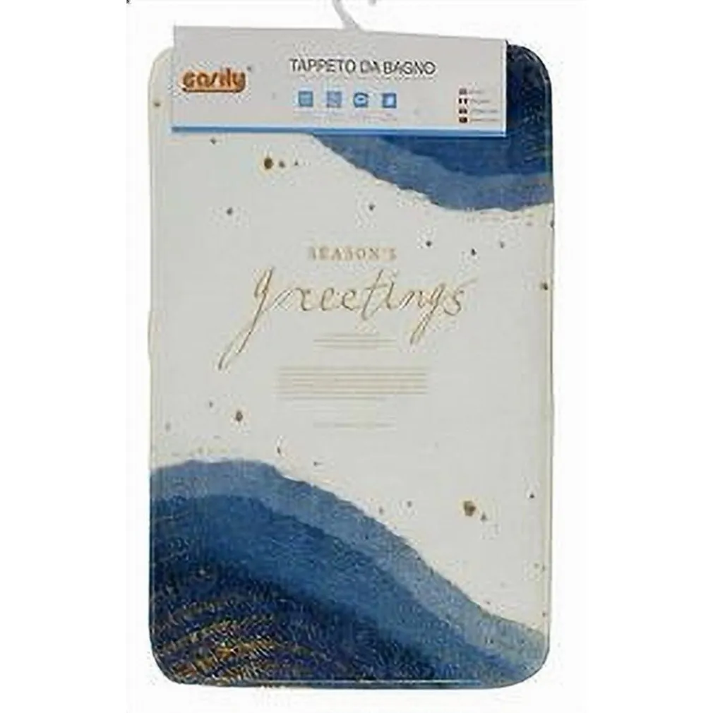 TAPPETO TESSUTO TAPPETINO ARREDO BAGNO ANTISCIVOLO 50X80CM FANTASIE VARIE 79446