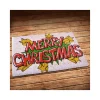 TAPPETO ZERBINO NATALE DECORAZIONE MERRY CHRISTMAS 40 X 60 CM DECORAZIONI NATALIZIE