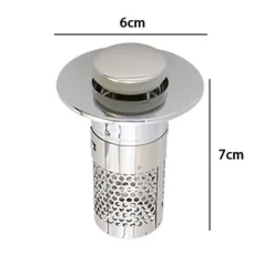 TAPPO DI SCARICO PER LAVANDINO UNIVERSALE POP UP CUCINA LAVELLO BAGNO FILTRO 87338