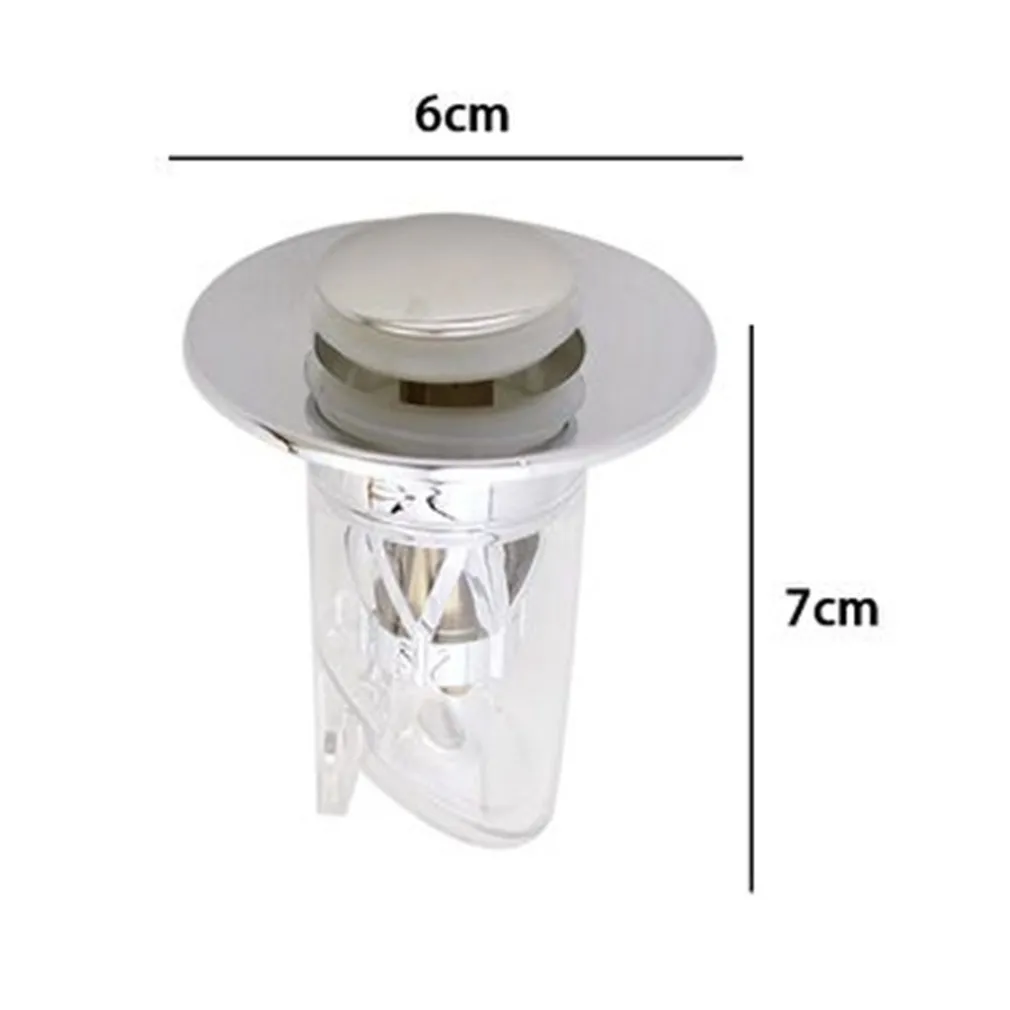 TAPPO LAVANDINO UNIVERSALE POP UP CUCINA BAGNO FILTRO ANTI-INTASAMENTO DI SCARICO 87340