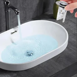 TAPPO LAVANDINO UNIVERSALE POP UP CUCINA BAGNO FILTRO ANTI-INTASAMENTO DI SCARICO 87340