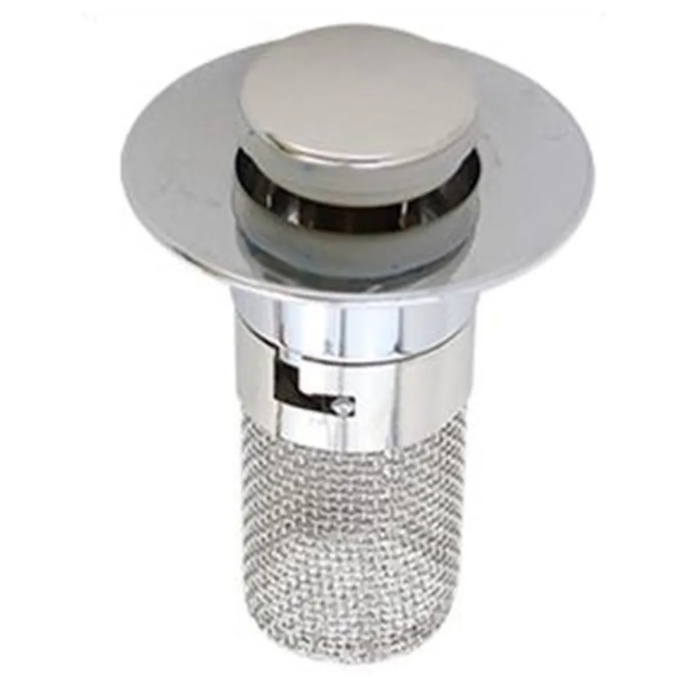 TAPPO PER LAVANDINO POP UP DI SCARICO FILTRO UNIVERSALE BAGNO CUCINA LAVABO LAVELLO 87337