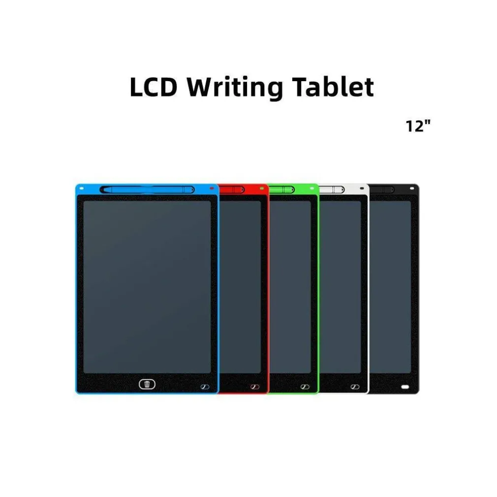TAVOLETTA GRAFICA DA SCRITTURA LCD LAVAGNA ELETTRONICA DISEGNI 12" MULTICOLORE