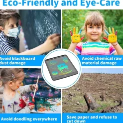 TAVOLETTA GRAFICA DA SCRITTURA LCD LAVAGNA ELETTRONICA DISEGNI 12