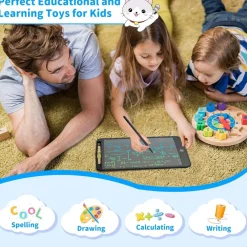 TAVOLETTA GRAFICA DA SCRITTURA LCD LAVAGNA ELETTRONICA DISEGNI 12