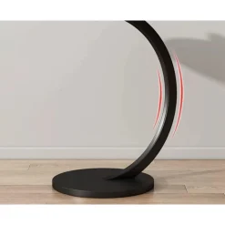 TAVOLINO LATERALE A FORMA DI C MODERNO ELEGANTE PER SOGGIORNO SALOTTO DIVANO CAMERA