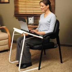 TAVOLO TAVOLINO MULTIUSO REGOLABILE PIEGHEVOLE SALVASPAZIO PER DIVANO E LETTO