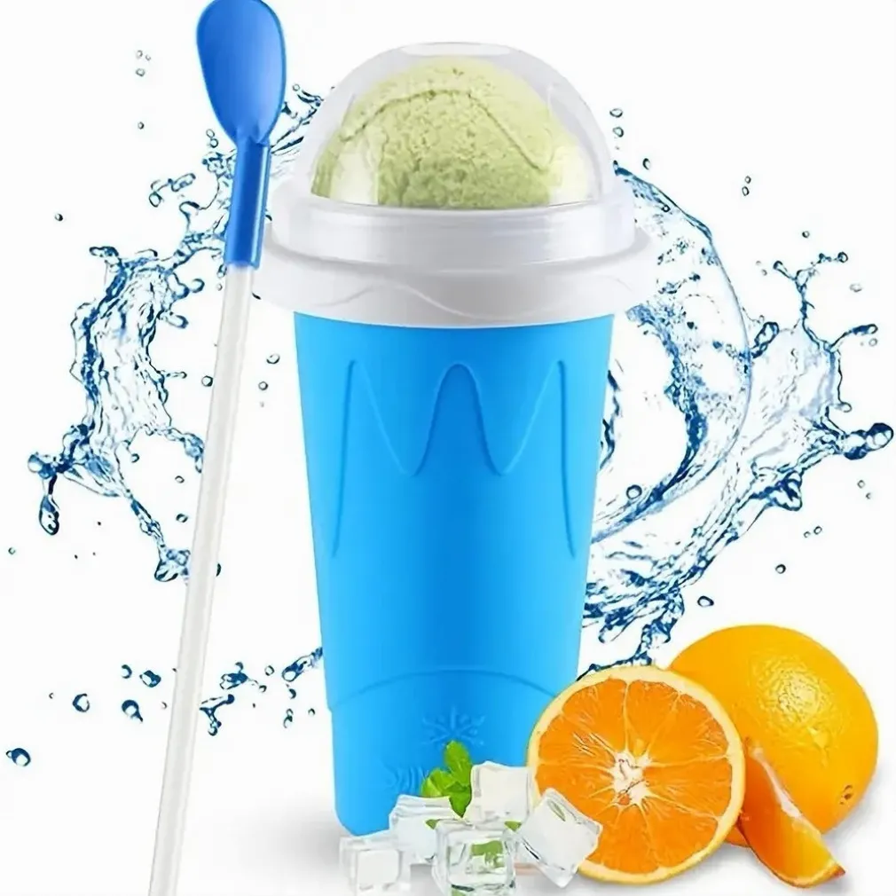 TAZZA 300 ML DA SPREMERE GELATIERA SURGELATA IN SILICONE GRANITE FRULLATI FRAPPÈ