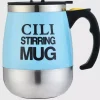 TAZZA BICCHIERE AUTOMESCOLANTE CILI STIRRING MUG PER CAPPUCCINO LATTE COLAZIONE